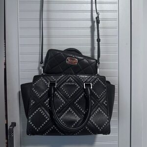 Michael Kors Selma Bag w/Diamond Grommets NWOT + FREE WALLET (THIS SHOW ONLY)